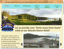Tablet Screenshot of icystraitlodge.com